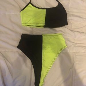 Iheartraves Crop Top & High Waist Bottoms